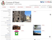 Tablet Screenshot of comune.narni.tr.it